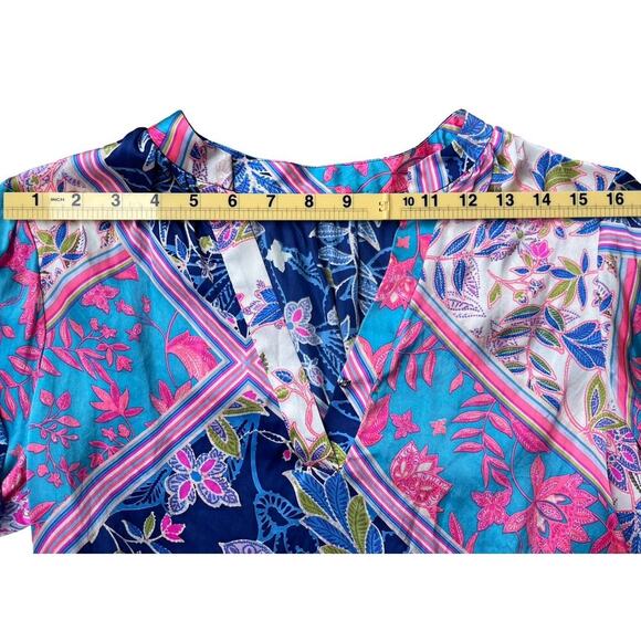 Alice & Trixie Silk Boho Floral Blouse - Size Small - Picture 10 of 12